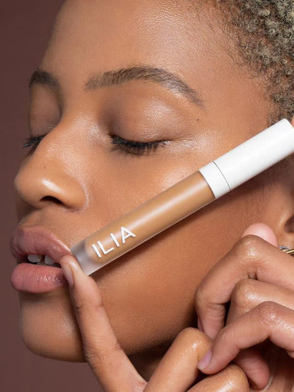 ILIA - True Skin Serum Concealer | Non-Comedogenic, Cruelty-Free, Vegan, Safe For Sensitive Skin, Reduces Appearance of Dark Circles + Blemishes (Arrowroot SC.5, 0.16 oz | 5 ml)