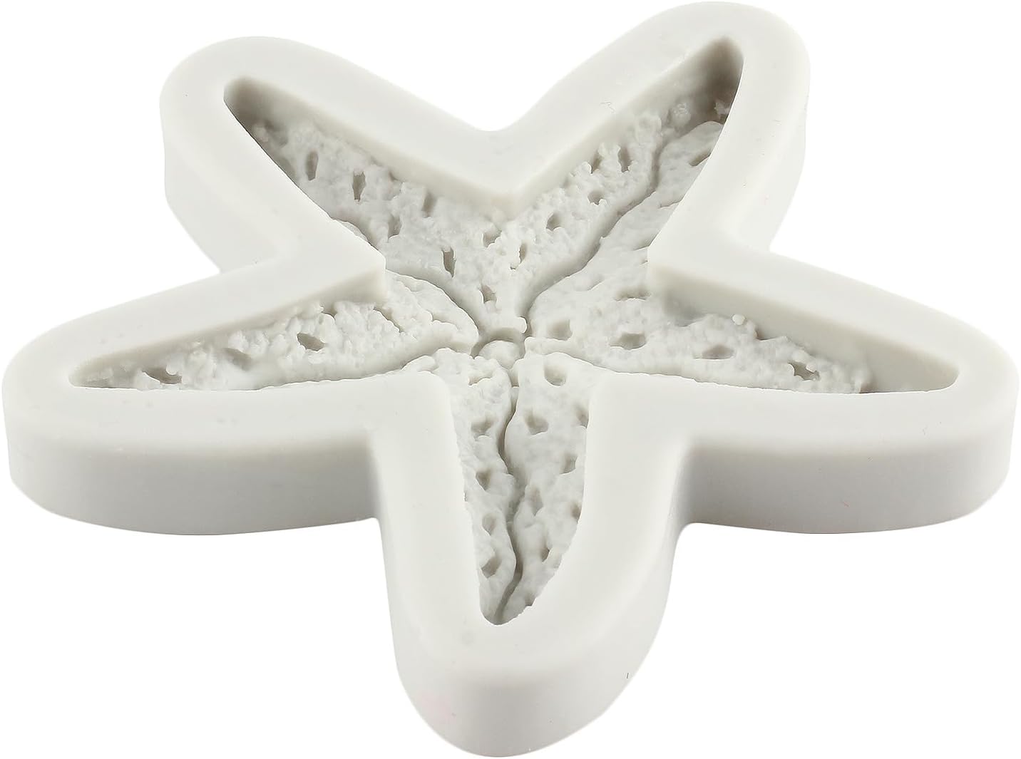 Starfish Silicone Fondant Mold, Marine Theme Cake Molds for Sugar Cake Decorating, Cupcake Topper