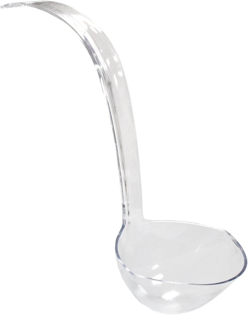 Party Essentials N512 Clear Hard Plastic 5-Ounce Punch Bowl with Serving Ladle, 1-Count