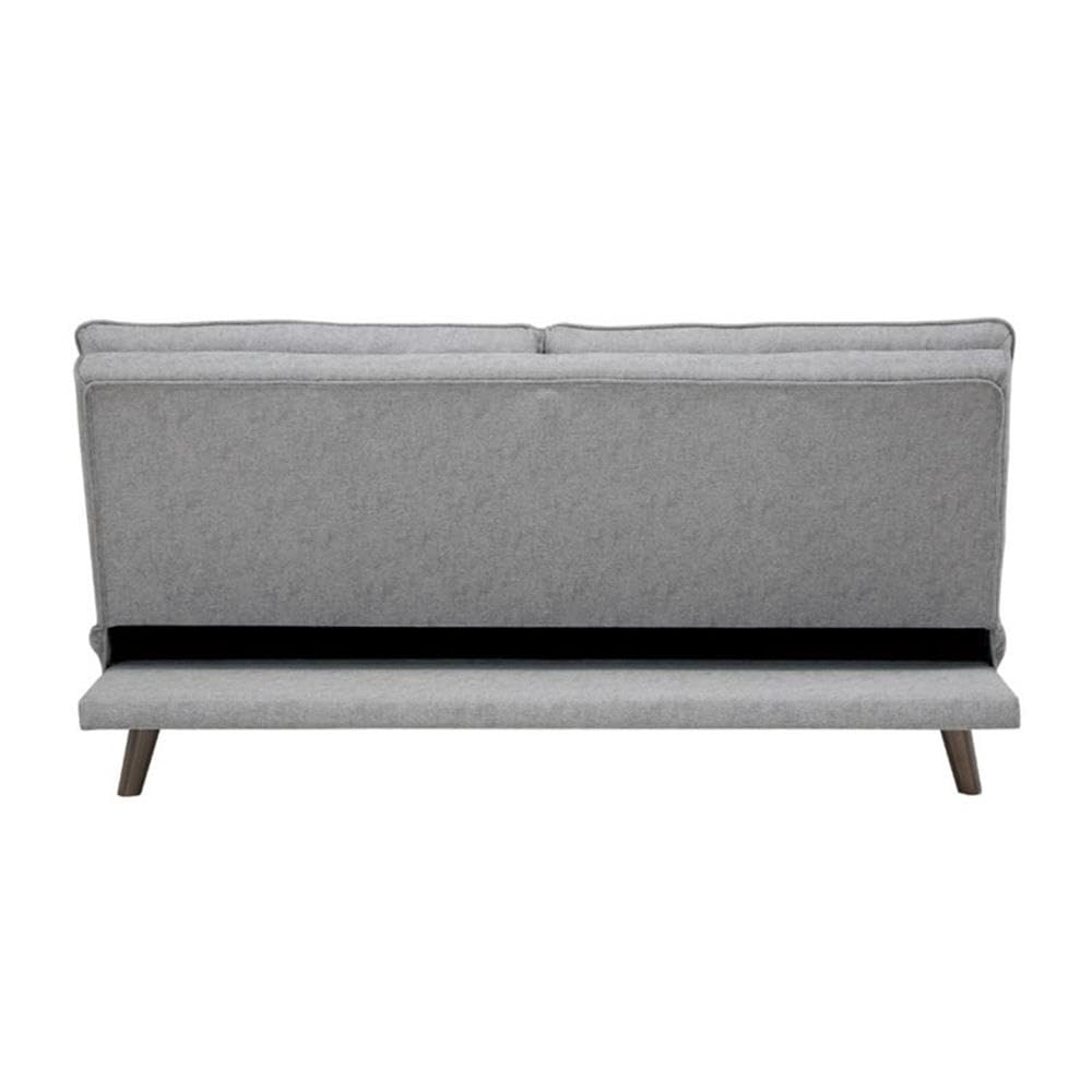 Lexicon Manisha Futon Sofa Sleeper Bed, Gray