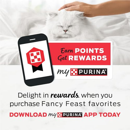 Purina Fancy Feast Petites Ocean Whitefish Entree With Tomato in Gravy Gourmet Wet Cat Food - (Pack of 12) 2.8 oz. Tubs
