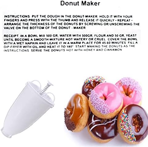 wjq&linyuzi Plastic Donut Maker Waffle Molds, Kitchen Accessory Bakeware Doughnut Maker Cake Mold