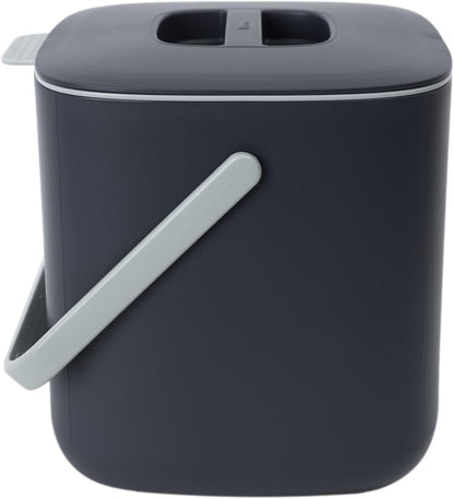 BLUE GINKGO Kitchen Compost Bin - Easy Clean Food Waste Bin for Kitchen | Countertop Compost Pail Bucket | Made in