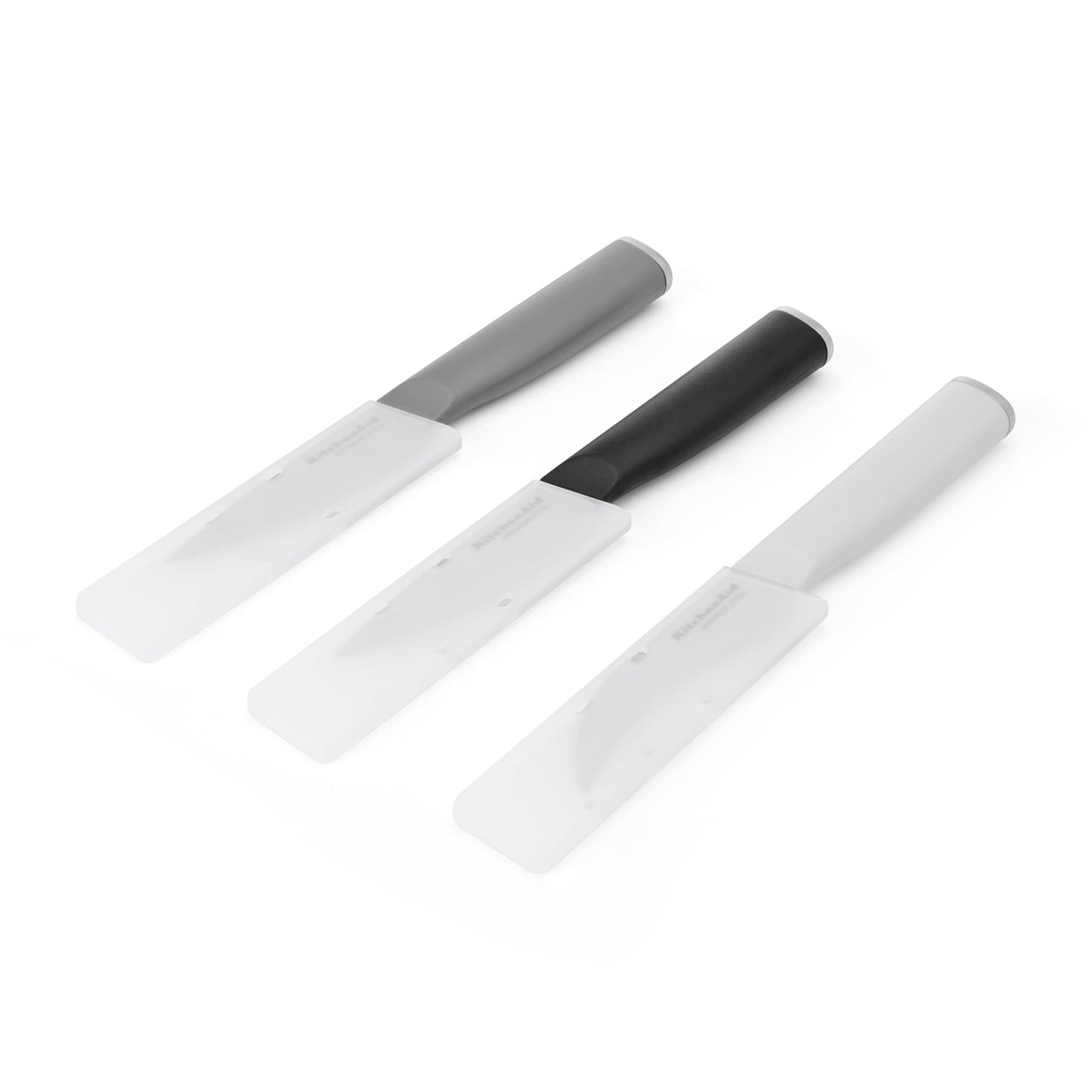 KitchenAid Paring Knife Set, Stainless Steel Kitchen Knife Set, Razor-Sharp Blades, 3 Piece, Multicolor