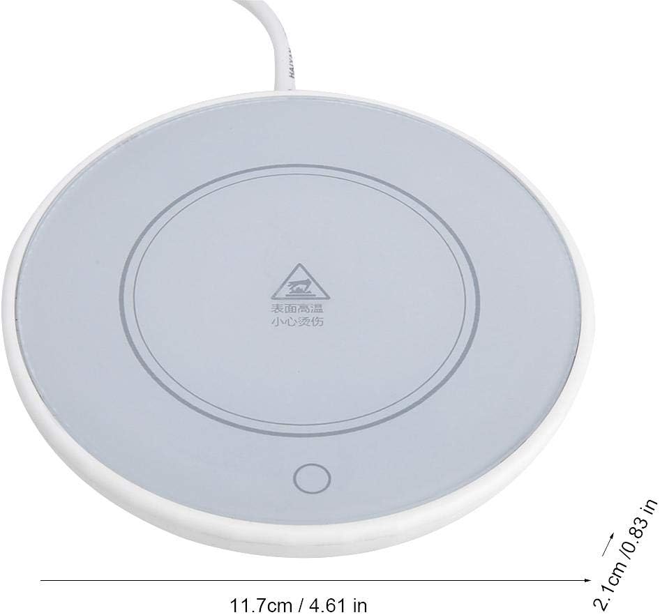 Electric Coffee Warmer Plate for Office Home Desk Use, Tea Mug Warmer for Coffee Milk Tea Water Cocoa, Auto Power Off
