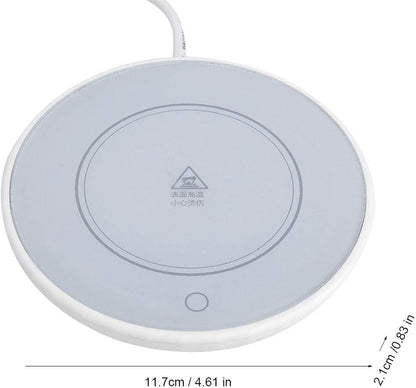 Electric Coffee Warmer Plate for Office Home Desk Use, Tea Mug Warmer for Coffee Milk Tea Water Cocoa, Auto Power Off
