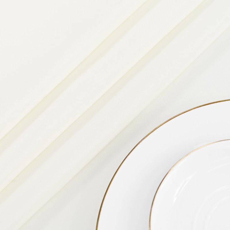 8 Pack Ivory Round Tablecloth 120 Inch Circle Polyester Table Cloth, Washable Fabric Stain and Wrinkle Resistant Table Cover Round Tableclothes for Wedding Parties Banquet Reception Dining