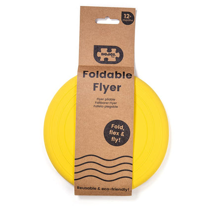 Bigjigs Toys Frisbee Flying Disc (Honey Yellow) - Silicone Frisbee for Kids, Quality Flying Saucers, Beach Toys & Garden Toys, Holiday Toys for Toddlers