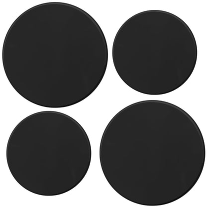 Reston Lloyd Electric Stove Burner Covers, Set of 4, Black, 10" x 0.5" x 10" (length x width x height)