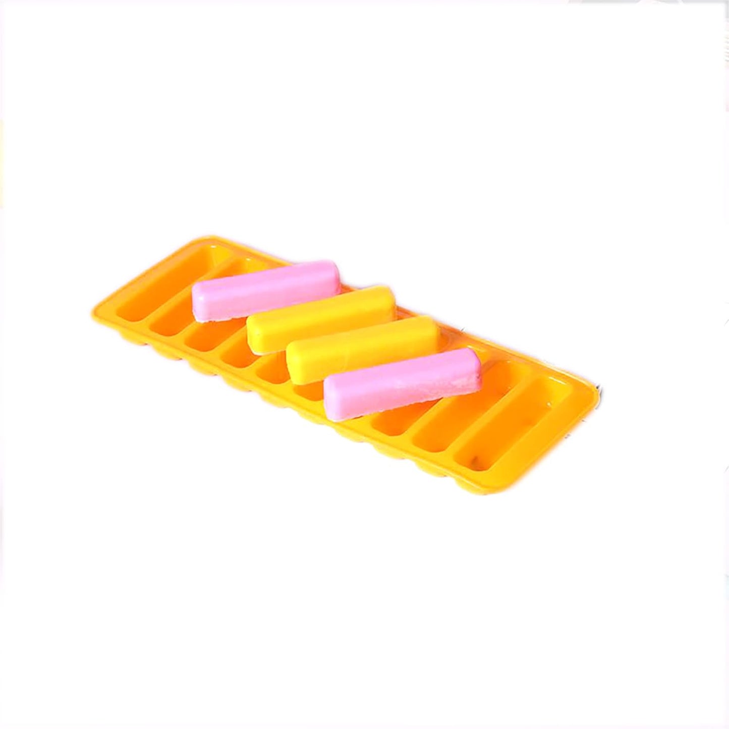 12-Cavity 1oz X-Haibei Silicone Mold for Chocolate Sticks, Crayons, Candies, and Egg Rolls,Jello,Caramels Ice Cube