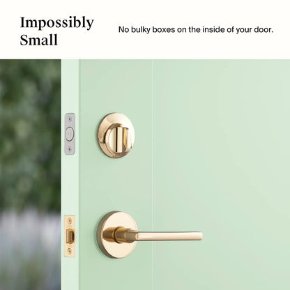 Level Bolt Smart Deadbolt - Make Your Lock Smart & Keep Your Existing Hardware and Keys - Keyless Entry via Level App (iOS & Android) - Works with Apple Home