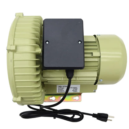 INTBUYING Industrial Aquaculture Seafood Pond Fish Tank Vortex Air Blower Pump 110V 60HZ