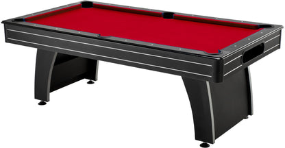Fat Cat Tucson 7 Foot Pool Table with Automatic Ball Return, Billiard Table with Arcade Style Black Finish, 818 Bumpers, Includes Cues and Balls