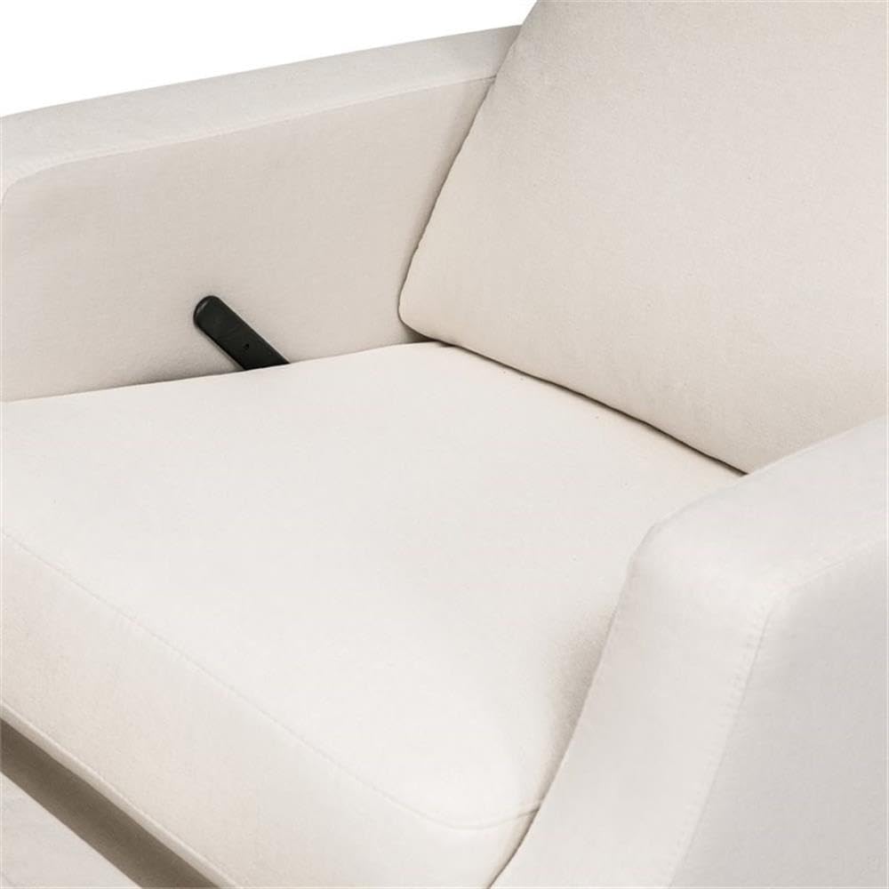 Namesake Crewe Glider Recliner Nursery Chair - GREENGUARD Gold & Certi-PUR US Certified Rocker Recliner - Glider Rocking Chair for Nursery & Living Room - Manual, 360° Swivel, Performance Cream