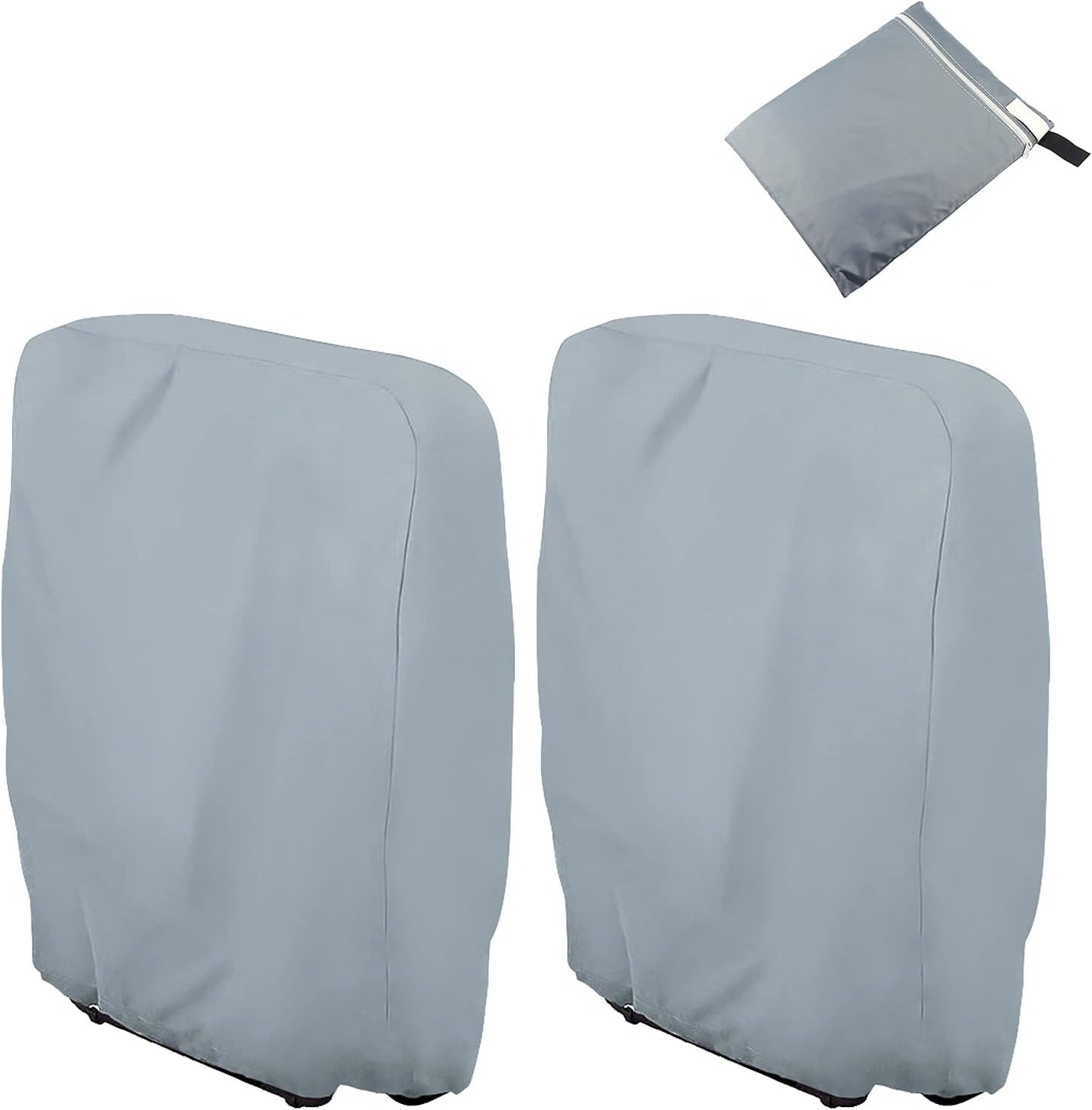 Uranshin 2PCS, 28" 13" 43" Outdoor Folding Chair Covers Zero Gravity Chair Covers Waterproof, Sturdy Folding Patio