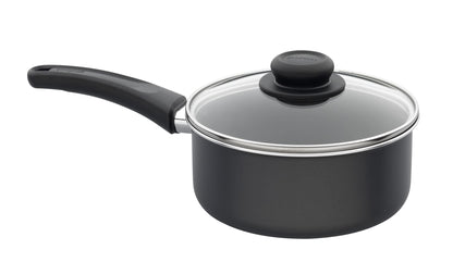 GoodCook Everyday Nonstick Sauce Pan w/Lid, 2 Quart, Black