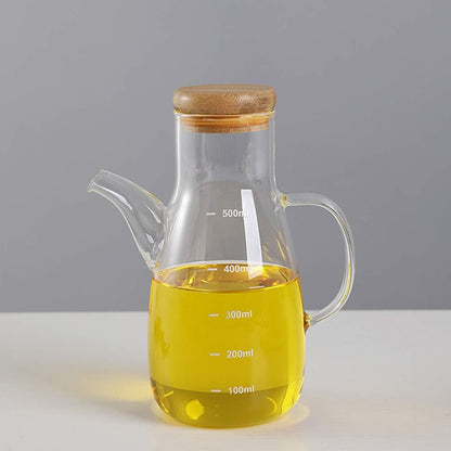 Vinegar Bottle Oil Pot - High Borosilicate Glass Oiler Oil Dispenser