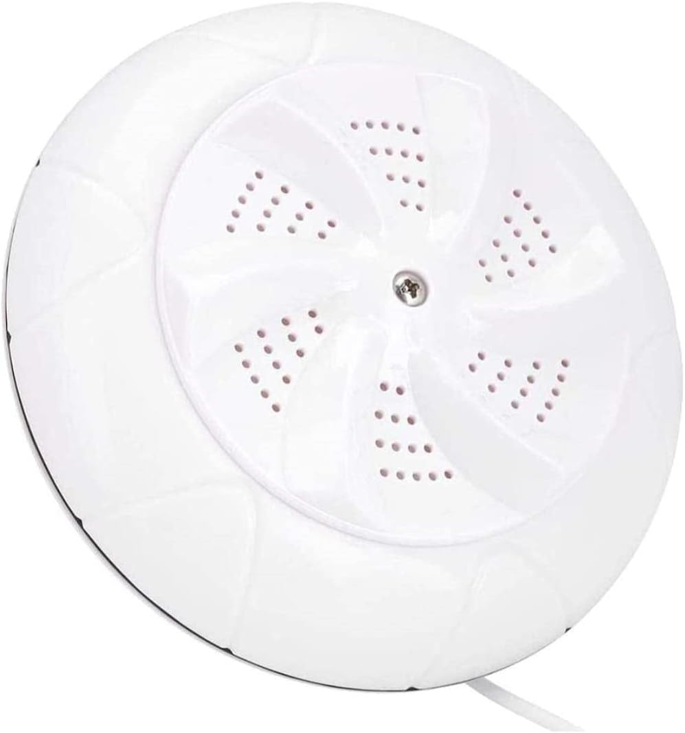 Mini Travel Portable Washing Machine, Ultrasound Turbo Washer for Household Laundry (White)