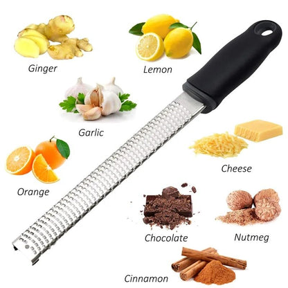 2Pcs Lemon Squeezer and Zester Grater Set, Citrus Juicer, Hand Press, Easy to Use, Ideal for Parmesan Cheese Grater, Lemon and Ginger Zester
