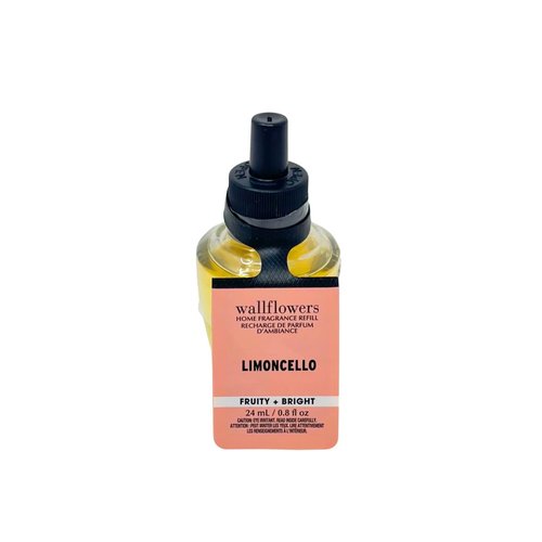 Bath & Body Works LIMONCELLO Wallflowers Home Fragrance Refill 0.8 fl oz - Pack of 4