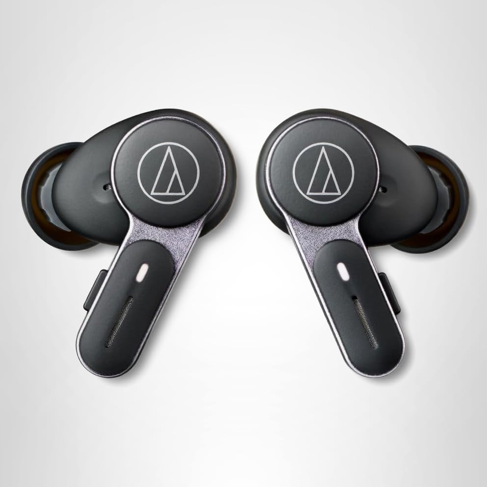 Audio-Technica ATH-TWX7BK Wireless Earbuds, Black