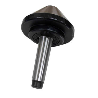 4.72" (120mm) MT3 Bull Nose Live Center for Lathe, Morse Taper #3 75° Bull Nose Lathe Center, Heavy Duty Alloy Steel Live Center with MT3 Shank for Wood & Metal Lathe