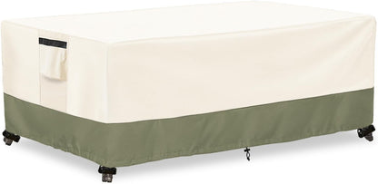 48 28 16 Inches,600D Outdoor Coffee Table Cover W x D x H Heavy Duty Waterproof Outdoor Table Cover,Patio Rectangle