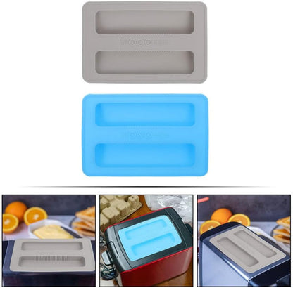 Toaster 2pcs Cover, 2 Slice Toaster Lid Silicone Bread Maker Cover, Toaster Appliance for Sandwich Bread Machine