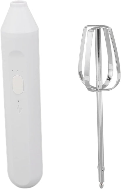Electric Hand Blender, 3 in 1 Immersion Blender, Handheld Beater, Milk Frother, Coffee Blender, Kitchen Tools (White)