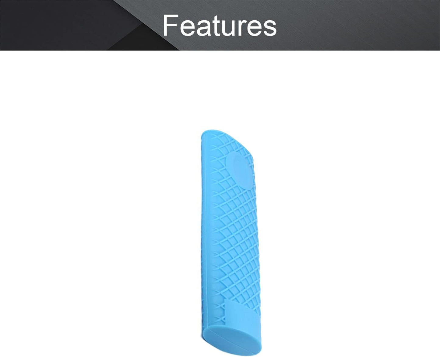 MroMax Silicone Hot Handle Holder, 6.1 Inch Non Slip Potholder for Cast Iron Pot, Blue, 3Pcs