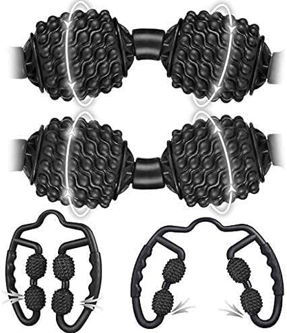 Shadowfit Muscle Massager Roller, Trigger Point Foam Roller for Calves, Legs, Arms, Shin Splints, Massage Tool to Relieve Soreness, Stiffness, and Tight Muscles, Cellulite and Deep Tissue
