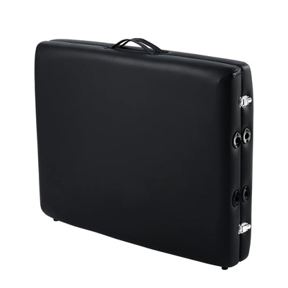 Master Massage Argo Black Portable Massage Table Package (Ambient Lighting System)