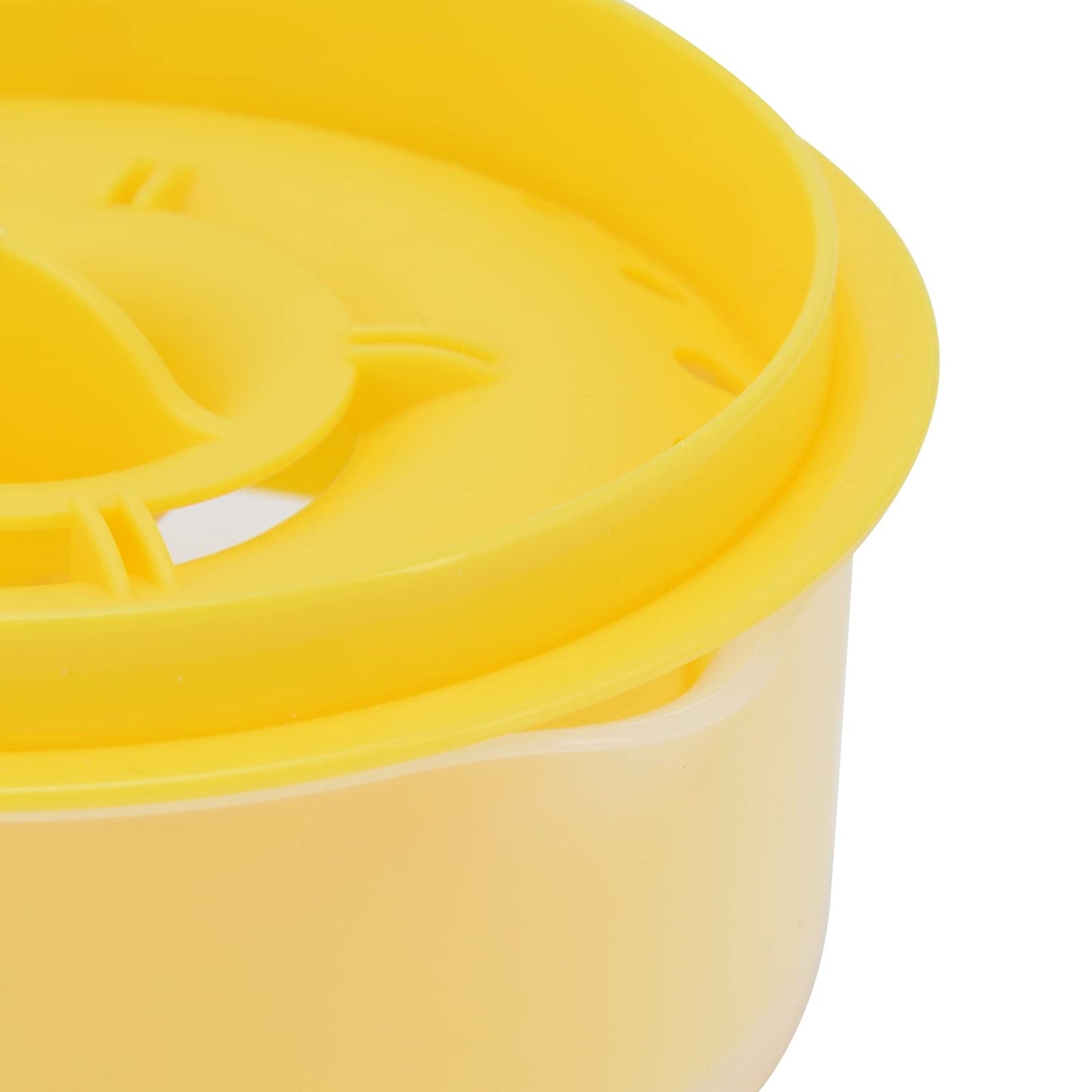 Egg Separator, Easy to, Separates up to 6 Yolks, Non, Reusable for Home Bakery (Yellow)