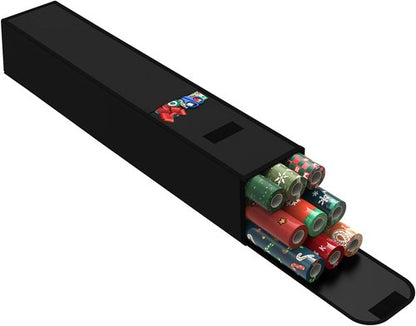 Christmas Wrapping Paper Storage - 30 Inch Organizer for 9 Standard Rolls | Durable 600D Fabric