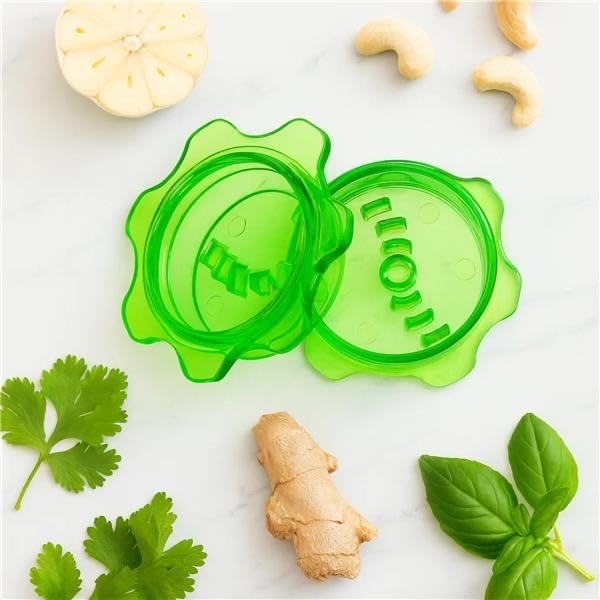 Angel’s Peel Lounge Mincer, Manual Quick Meal Preparation - Kitchen Tools for Mincing Garlic, Ginger, Herbs, Nuts (Green color)