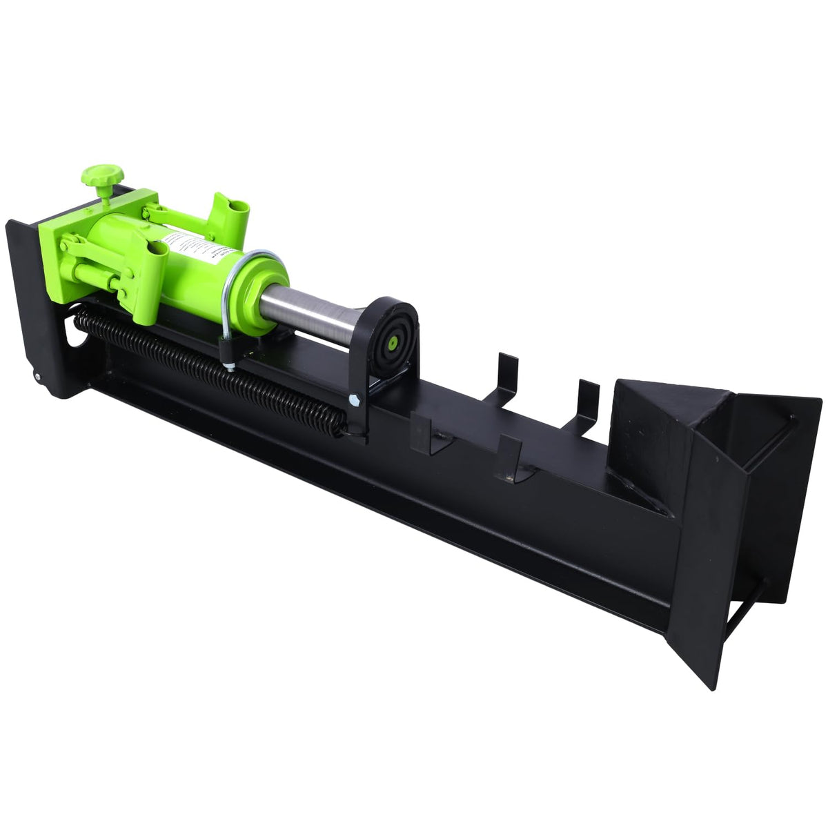 Geelife 10 Ton Horizontal Log Splitter - Steel Blackish Green - Powerful Labor-Saving Machine - Outdoor Use -