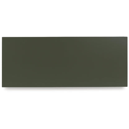 Signature Design by Ashley Geirwood Contemporary Accent Cabinet with Shelf and Geometric Pattern, Green
