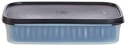 Tupperware Modular Mates Rectangle 1 Black Seal Holds 8.5 Cups