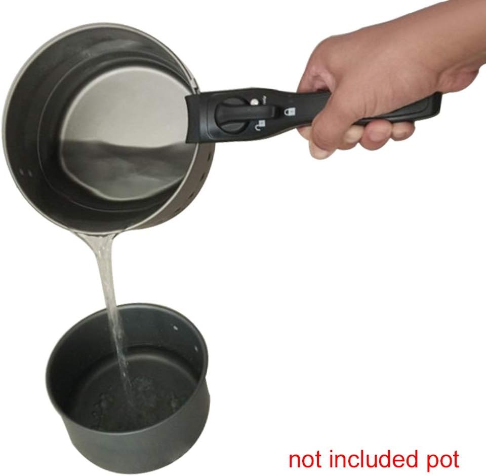 Removable Universal Pot and Pan Handle Grip - Detachable Bakelite Replacement for Cookware