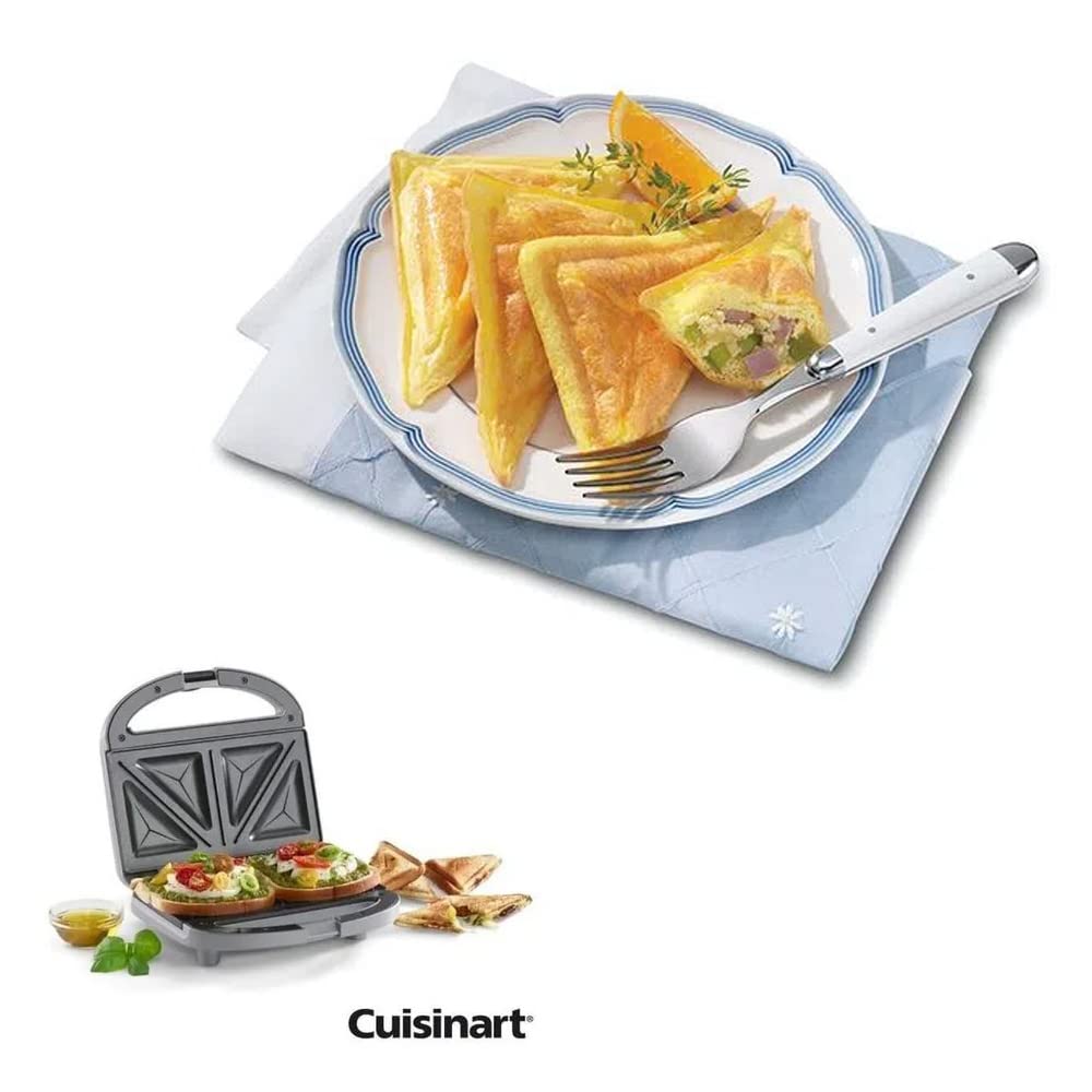 Cuisinart Sandwich Grill, Silver, WM-SW2N1NAS