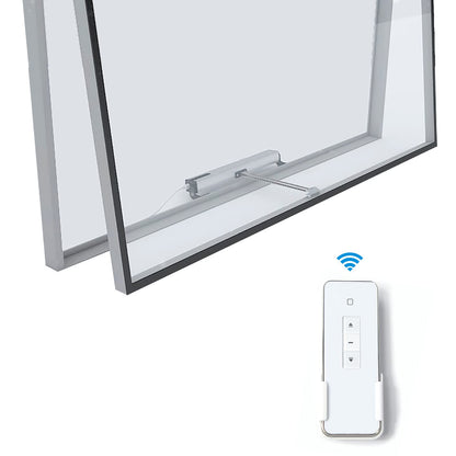 Olideauto Automatic Single Chain Window Closers Running Trip is Adjustable from 3.94inch to 15.74inch,DC24V Motorized Window Opener AC110V Input Power with Low Noise