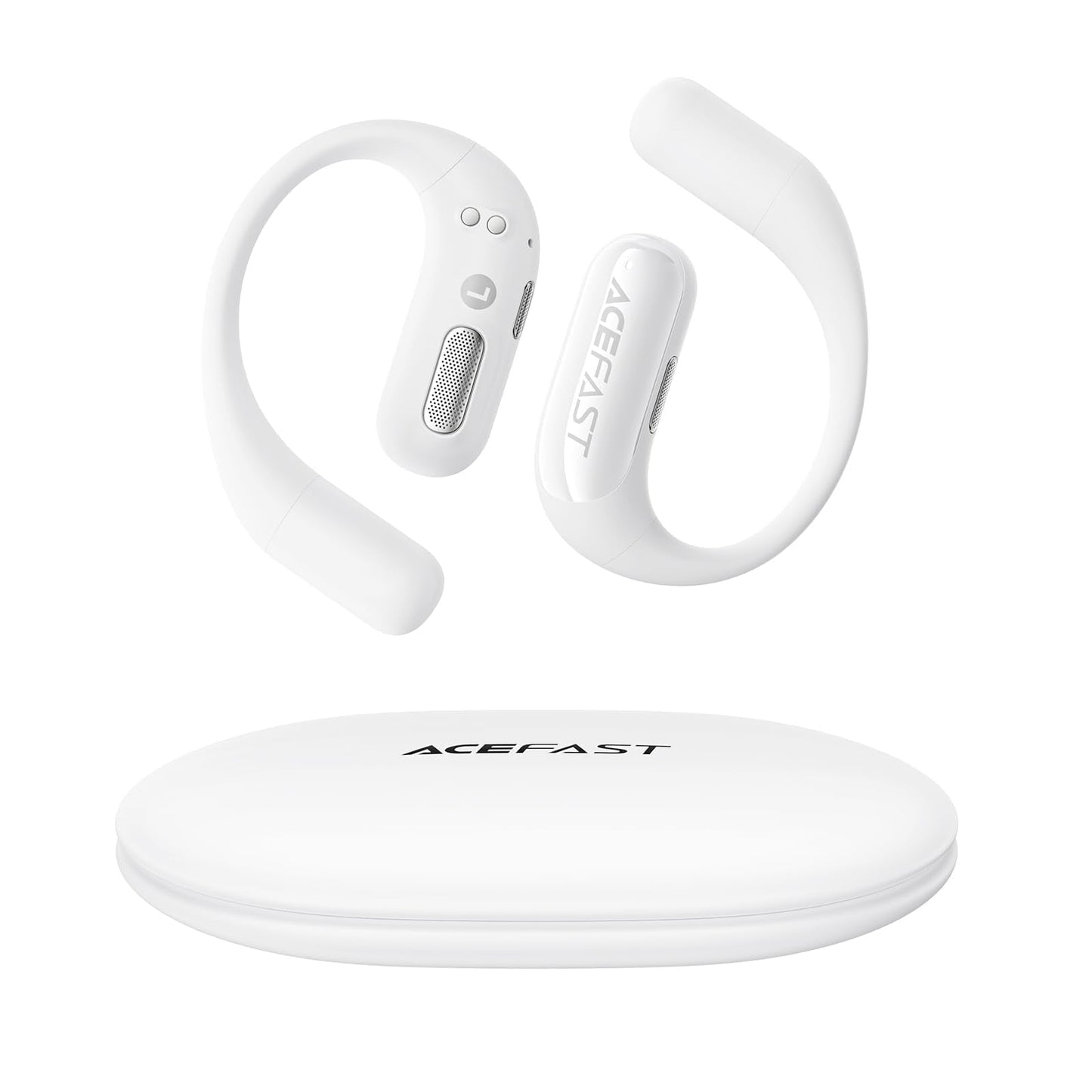Acefast AceFit Air Open Ear Headphones, Wireless Earbuds with Rich Bass, Bluetooth 5.4 Sports Headphones with Charging Case, 32H Playtime Earbuds IP54 Waterproof for Running, Cycling, Walking, Workout