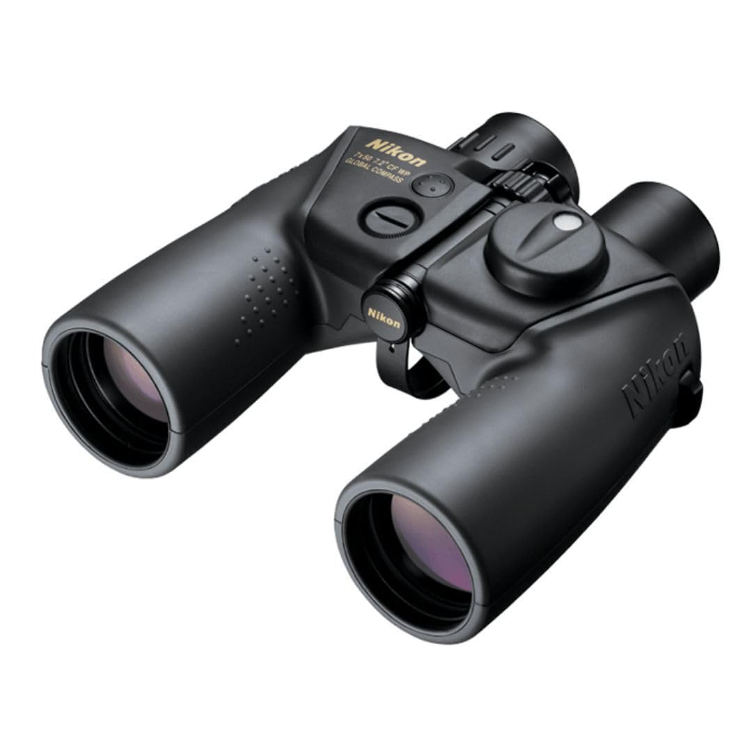 Nikon 7x50 OceanPro CF WP Fog-Proof Global Compass Marine Binocular with Polycarbonate Body and Central Focus for Optimal Brightness (Black)