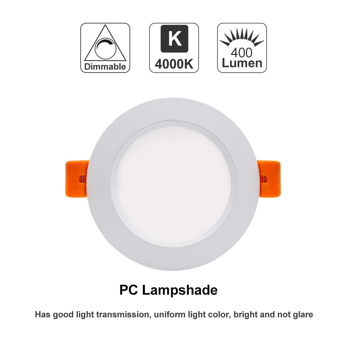 YGS-Tech Smart 3 Inch LED Recessed Lighting RGB WiFi Downlight, 5W Compatible with Alexa and Google Home, Dimmable RGB & CCT 2700-6500K Color Changing, 120V Ceiling Light with LED Driver (4 Pack)