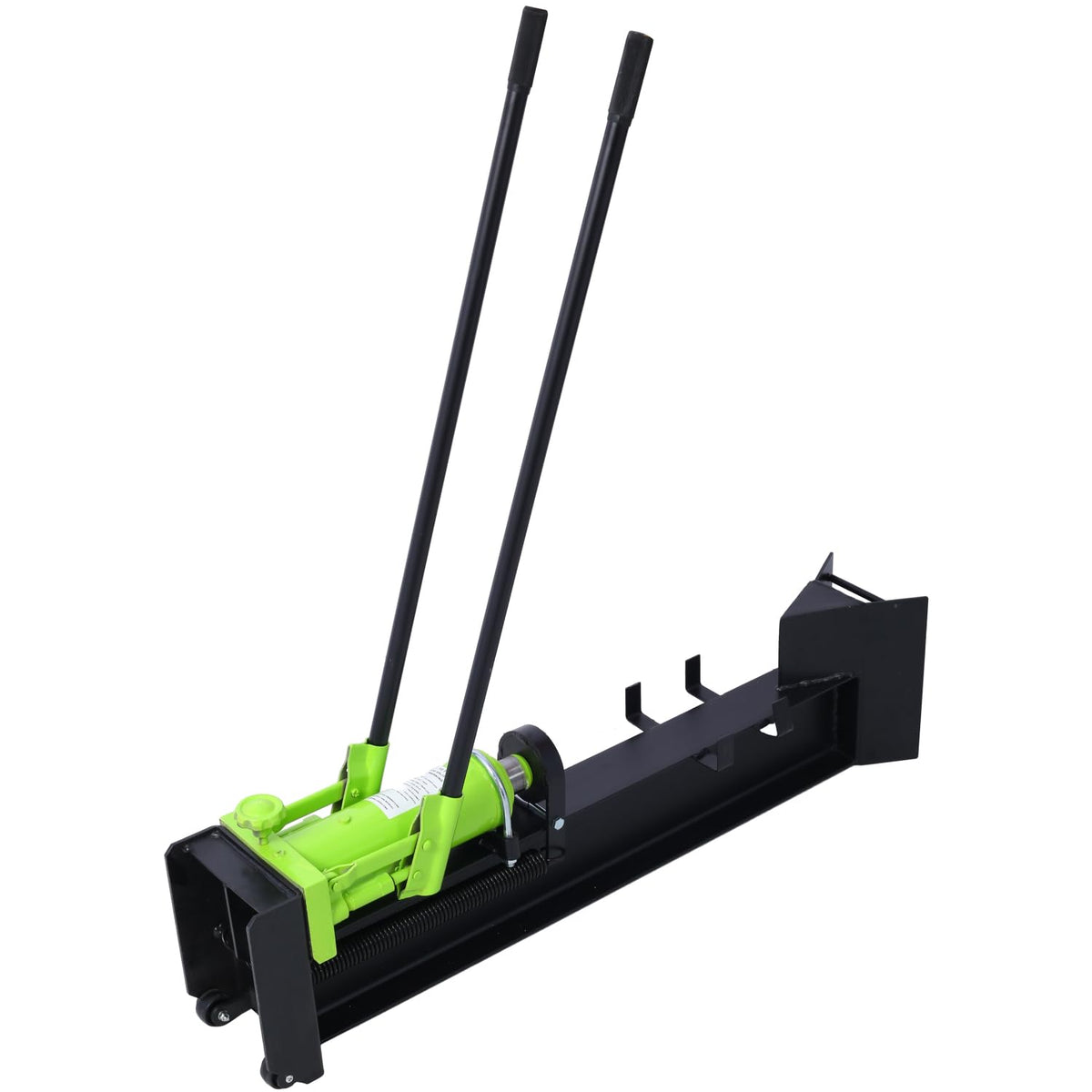 Geelife 10 Ton Horizontal Log Splitter - Steel Blackish Green - Powerful Labor-Saving Machine - Outdoor Use -