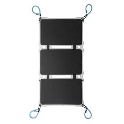 Paleblue Approach 2 Portable Solar Panel Charger – 21 Watts – Triple Panel Foldable Solar Charger with Dual USB Ports, Grip Cords & Stash Sleeve - Camping, Hiking, Backpacking & Off-Grid Outdoor Power