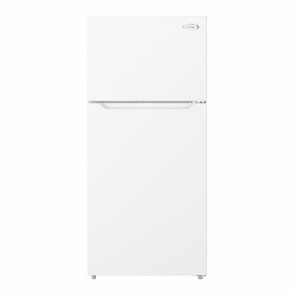 KoolMore 28 Inch 14 Cu Ft Top Freezer Refrigerator, White, Freestanding Full Size Fridge Freezer for Home Kitchen or Garage