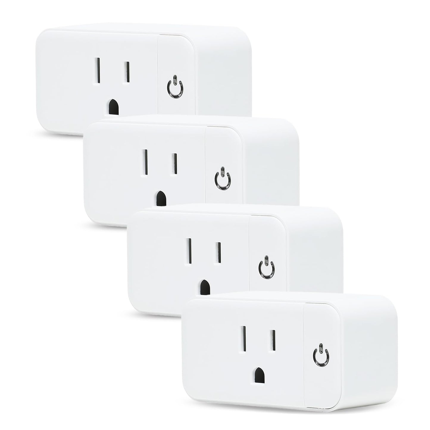 Smart Plug - 2 Pack Smart Home 2.4G Wi-Fi Plugs Outlet Works with Echo, Alexa & Google Home | Smart Plug for Home with Timer, Remote,Voice & Group Controller | No Hub Required