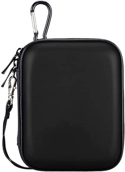 Lacdo Hard Drive Carrying Case for Western Digital WD Elements/WD My Passport/My Passport Ultra Portable External Hard Drive HDD 1TB 2TB 4TB 5TB 6TB USB 3.0 Protective Storage Travel Bag, Black