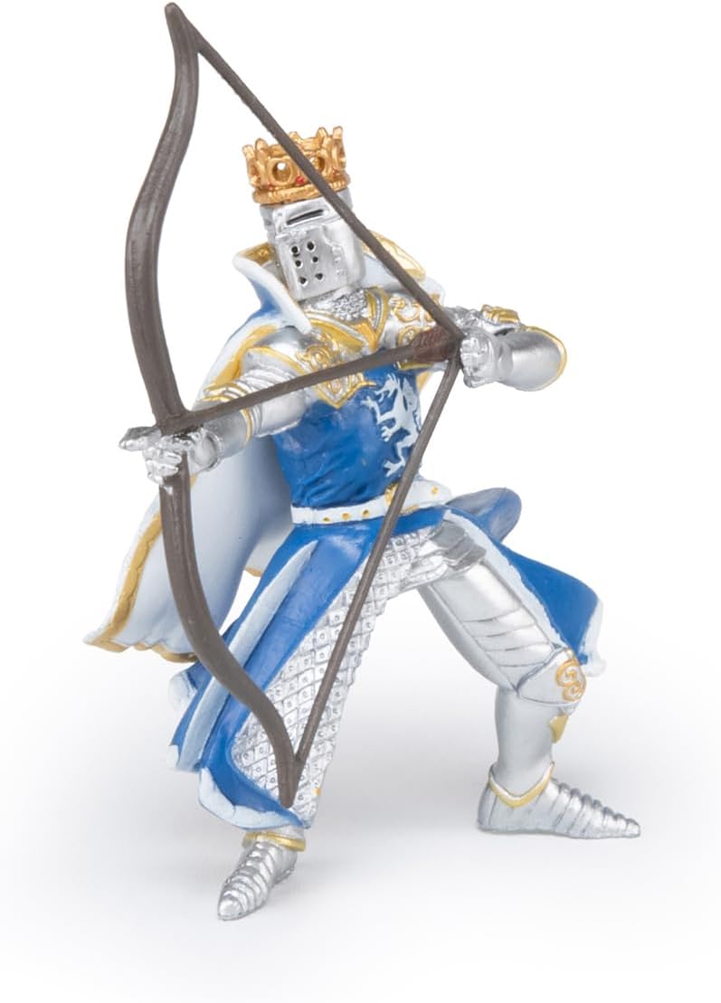 Papo Dragon King with Bow and Arrow - Realistic Figurine for Ages 3+ - Medieval Fantasy Collection